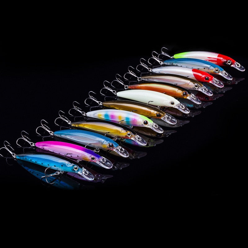 Fishing Wobblers Lure For Fishing Minnow 11cm 14g  All Goods For Fish Lures Artificial Bait Pencil Feeder Luminous Fishing