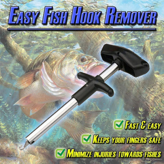 Easy Fish Hook Remover New Fishing Tool Minimizing The Injuries Tools Tackle T-type hook remover hook fishing tool